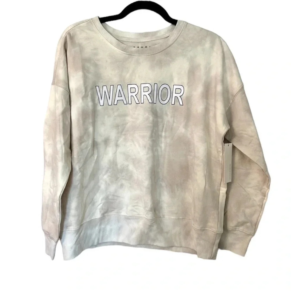 Lacausa Anthropologie Warrior Tie Dye Crewneck Sweatshirt Sz Small NWT
